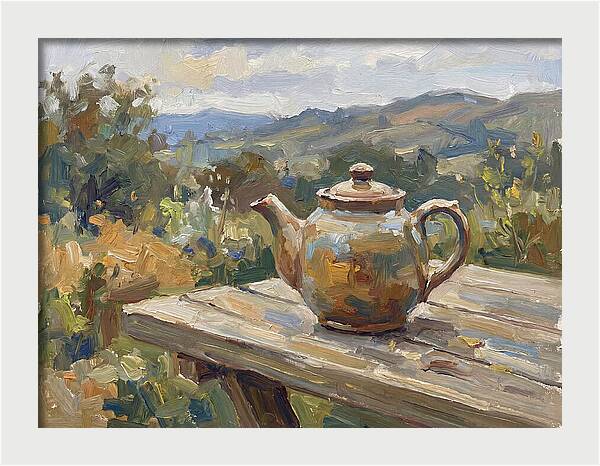 Teapot In Natures Embrace