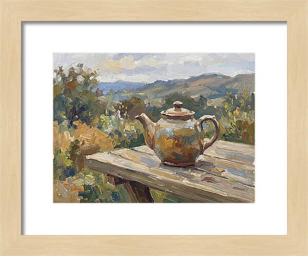 Teapot In Natures Embrace