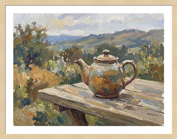 Teapot In Natures Embrace