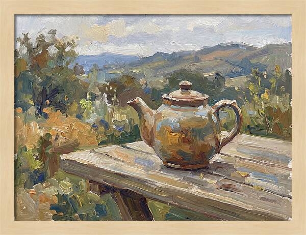 Teapot In Natures Embrace