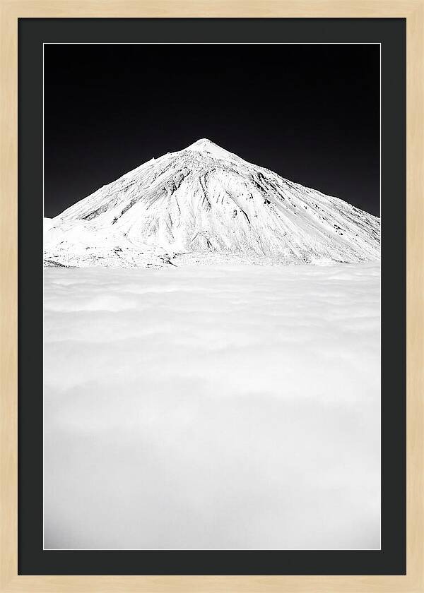 Teide Mountain Rising Above Clouds