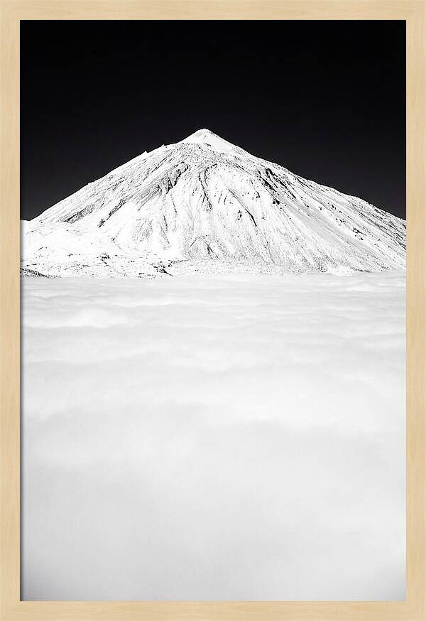 Teide Mountain Rising Above Clouds