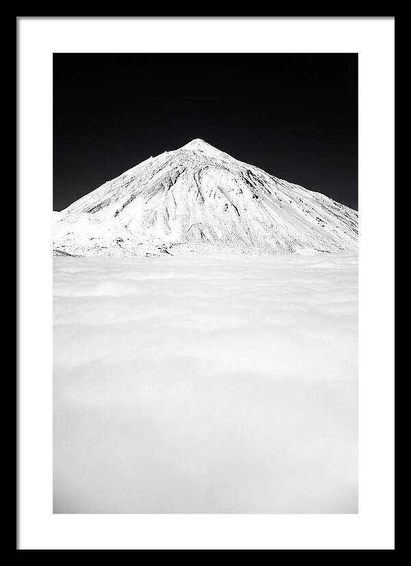 Teide Mountain Rising Above Clouds