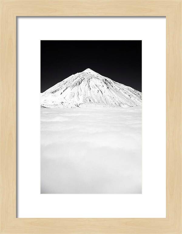 Teide Mountain Rising Above Clouds