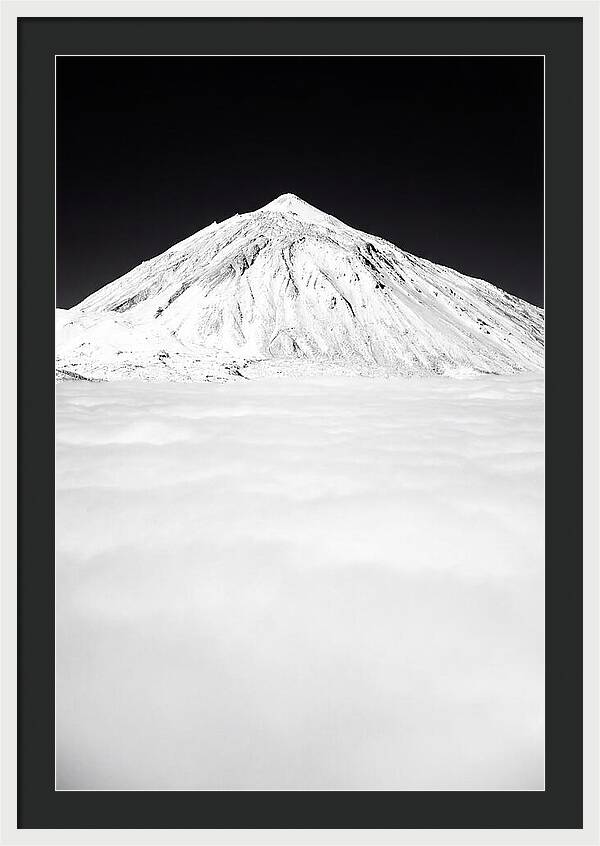 Teide Mountain Rising Above Clouds
