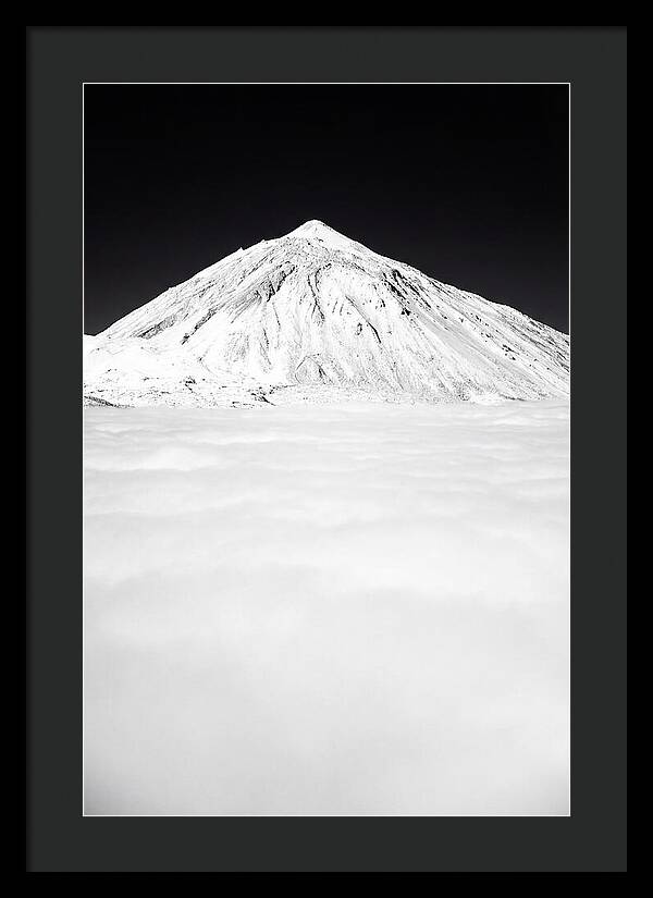 Teide Mountain Rising Above Clouds