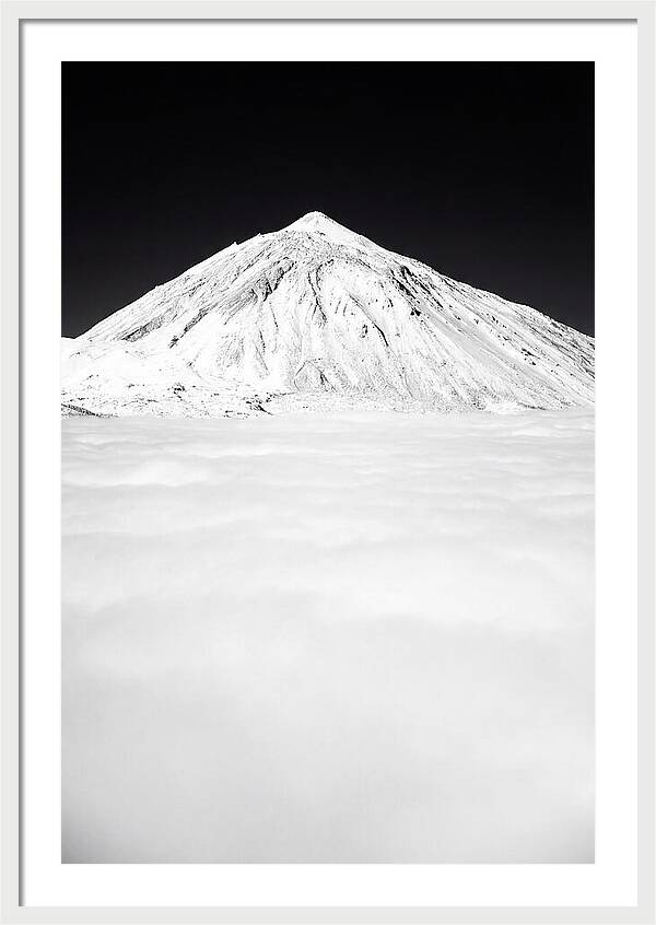 Teide Mountain Rising Above Clouds