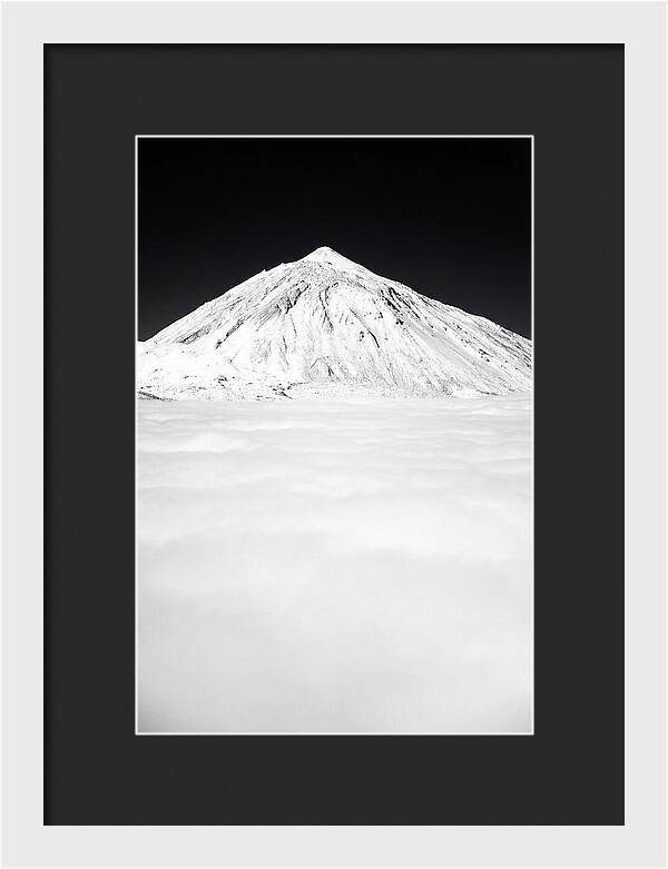 Teide Mountain Rising Above Clouds