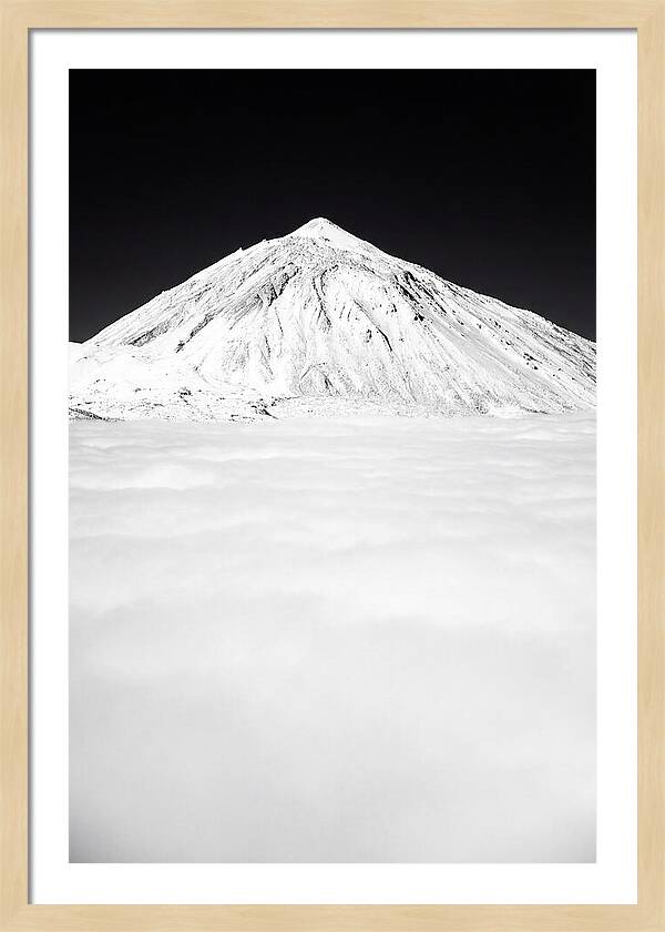 Teide Mountain Rising Above Clouds