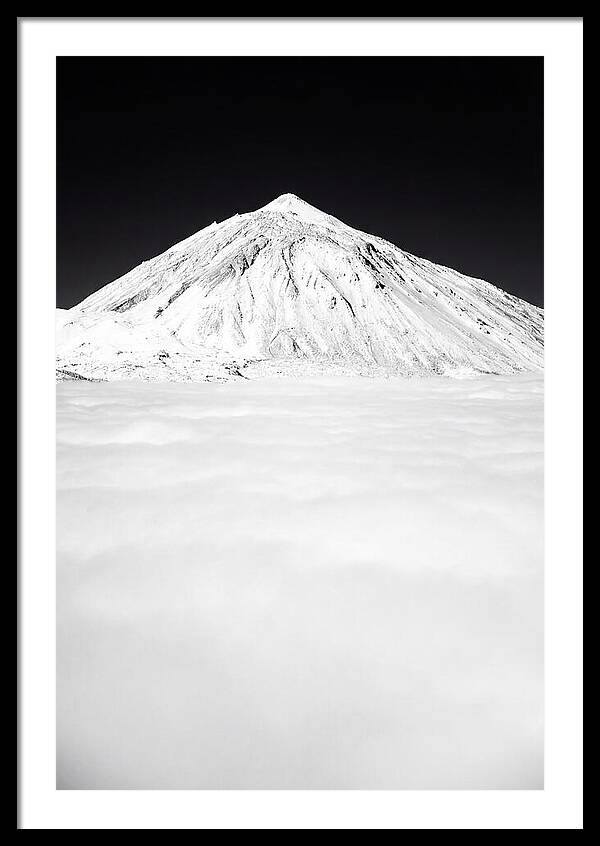 Teide Mountain Rising Above Clouds