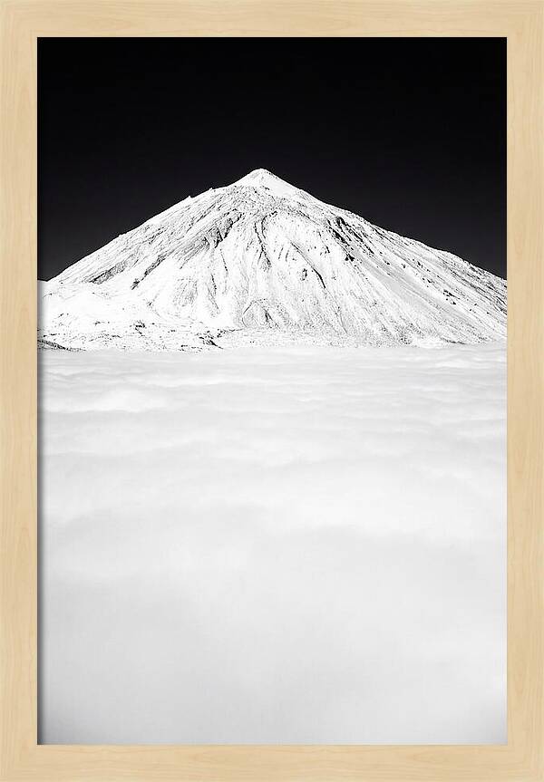 Teide Mountain Rising Above Clouds