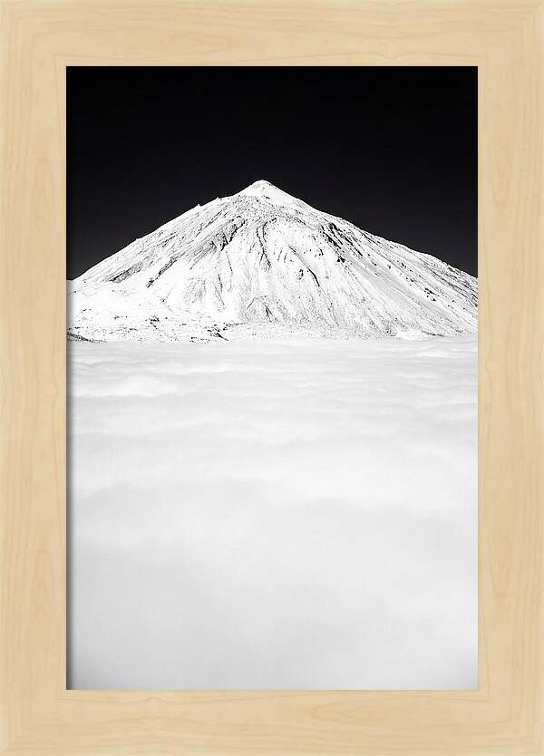 Teide Mountain Rising Above Clouds