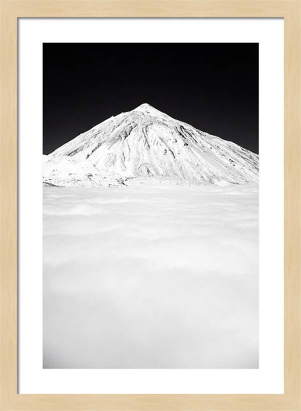 Teide Mountain Rising Above Clouds