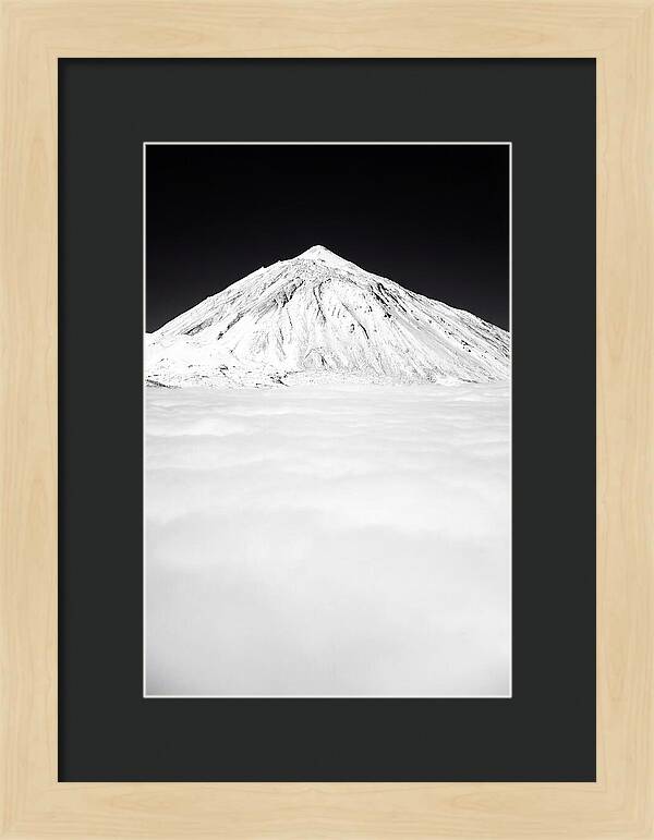 Teide Mountain Rising Above Clouds