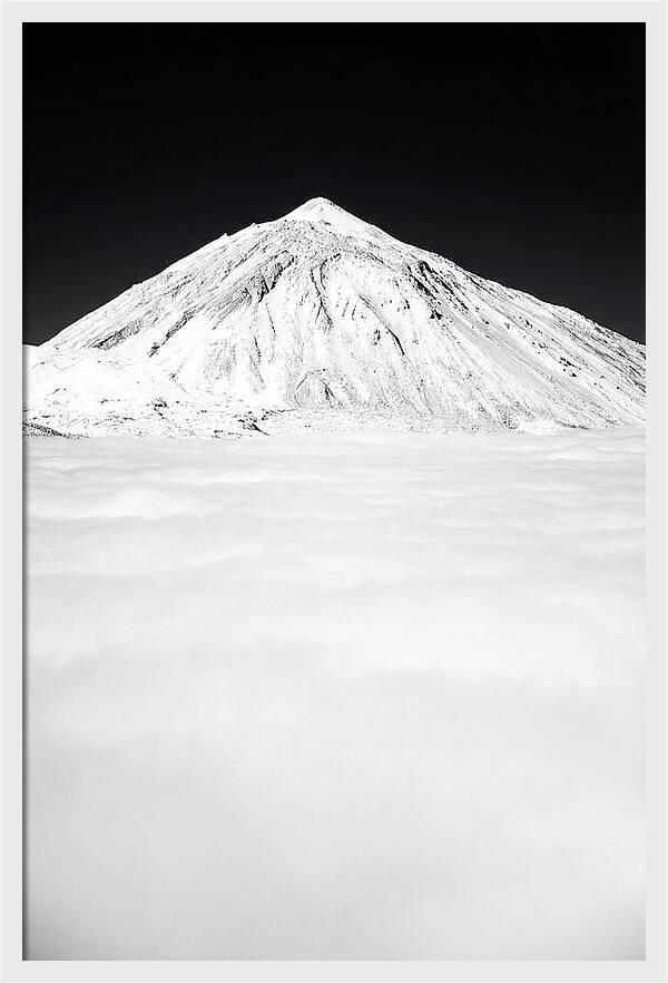 Teide Mountain Rising Above Clouds