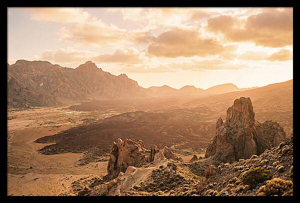 Teide Volcanic Vista At Sunset