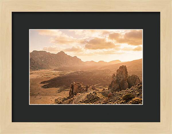 Teide Volcanic Vista At Sunset