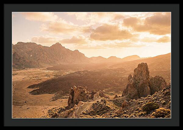 Teide Volcanic Vista At Sunset