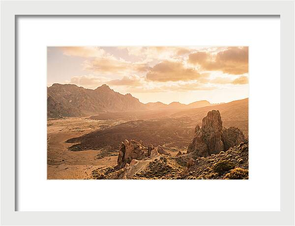 Teide Volcanic Vista At Sunset