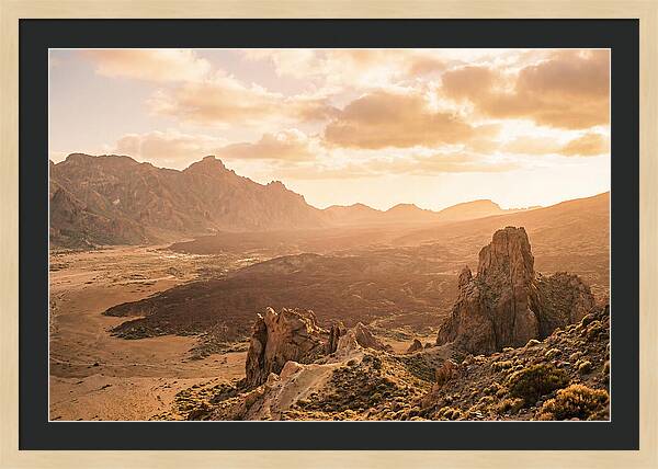 Teide Volcanic Vista At Sunset