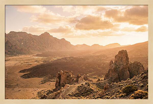 Teide Volcanic Vista At Sunset