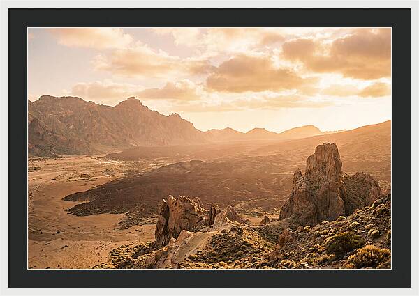 Teide Volcanic Vista At Sunset