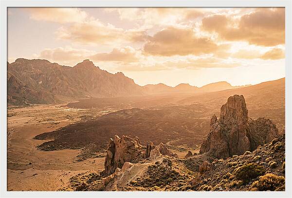 Teide Volcanic Vista At Sunset