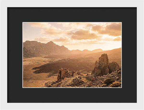 Teide Volcanic Vista At Sunset