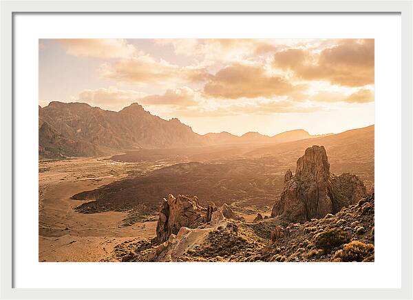 Teide Volcanic Vista At Sunset