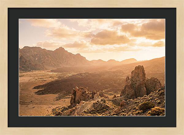 Teide Volcanic Vista At Sunset