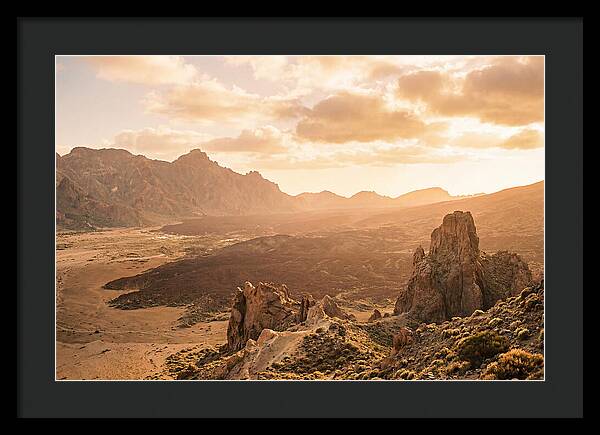 Teide Volcanic Vista At Sunset