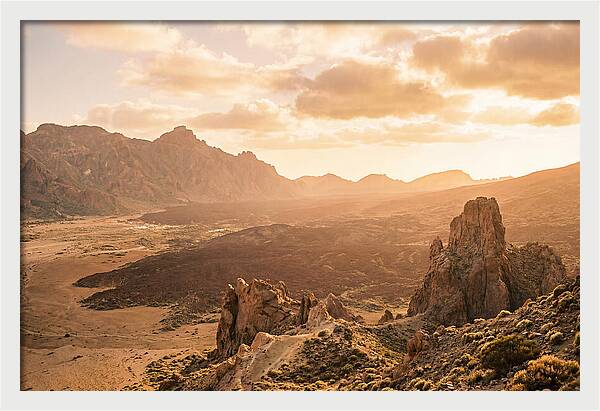 Teide Volcanic Vista At Sunset