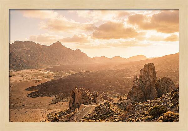Teide Volcanic Vista At Sunset