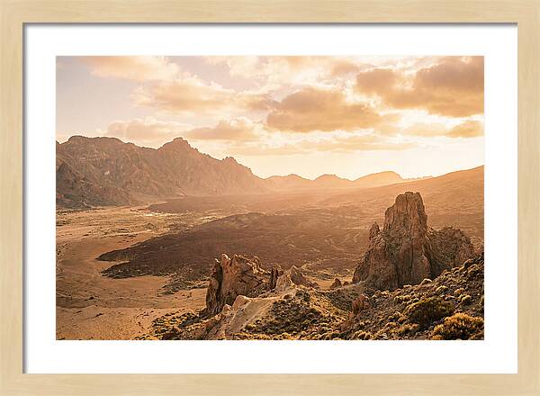 Teide Volcanic Vista At Sunset