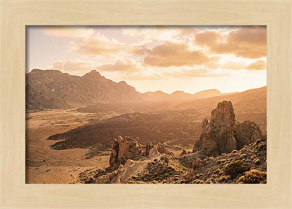 Teide Volcanic Vista At Sunset