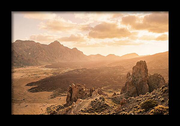 Teide Volcanic Vista At Sunset