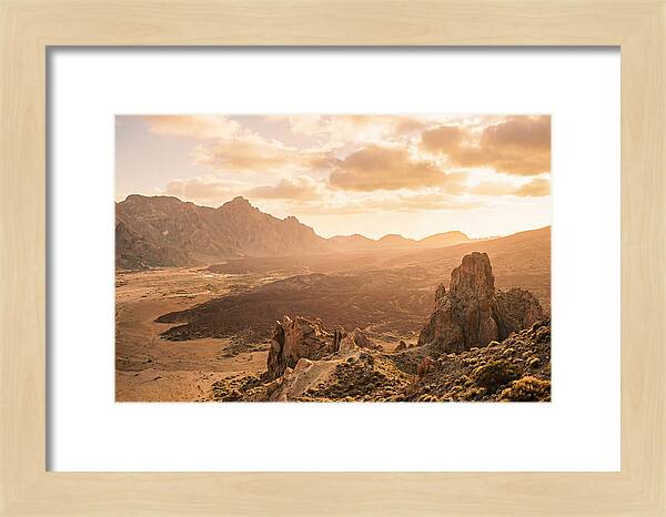 Teide Volcanic Vista At Sunset