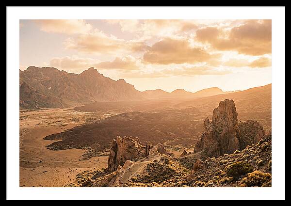 Teide Volcanic Vista At Sunset