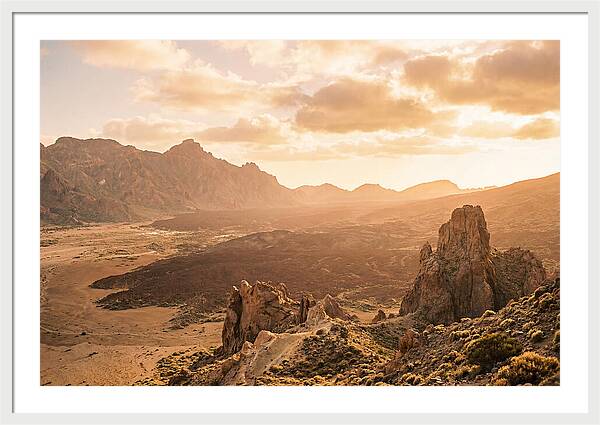 Teide Volcanic Vista At Sunset