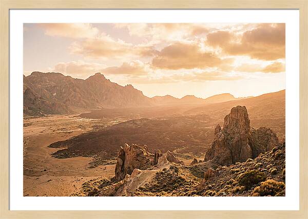 Teide Volcanic Vista At Sunset