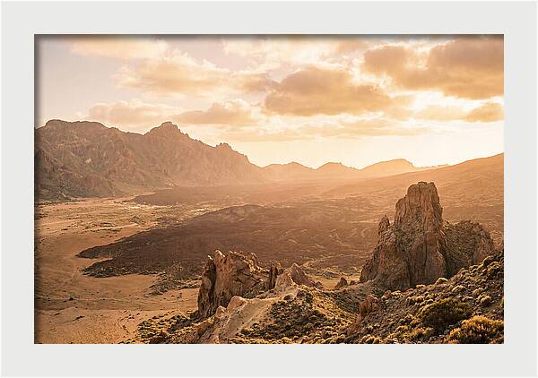 Teide Volcanic Vista At Sunset