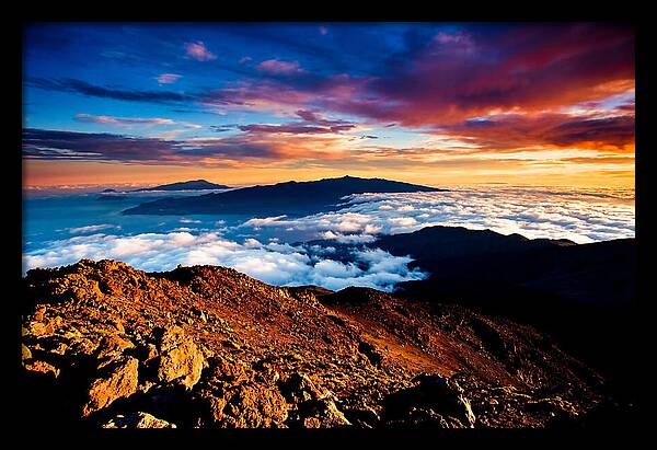 Teides Splendor Amidst The Clouds
