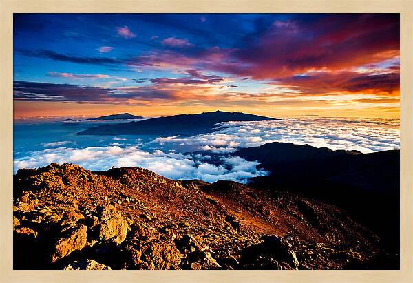 Teides Splendor Amidst The Clouds
