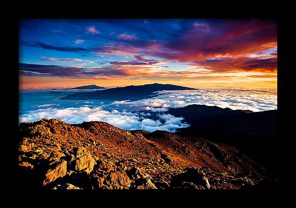 Teides Splendor Amidst The Clouds