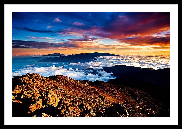 Teides Splendor Amidst The Clouds