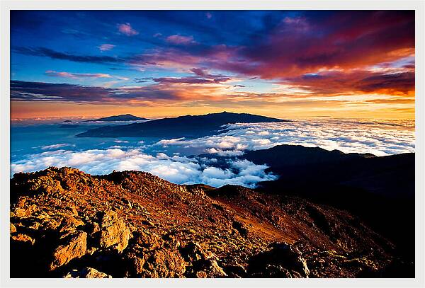 Teides Splendor Amidst The Clouds
