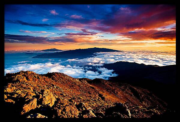 Teides Splendor Amidst The Clouds
