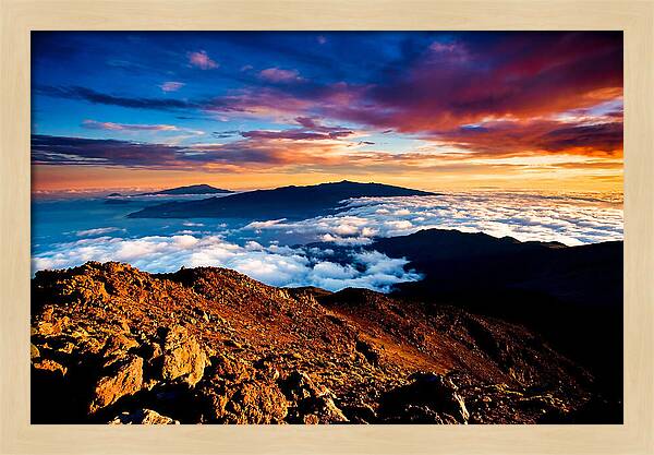 Teides Splendor Amidst The Clouds
