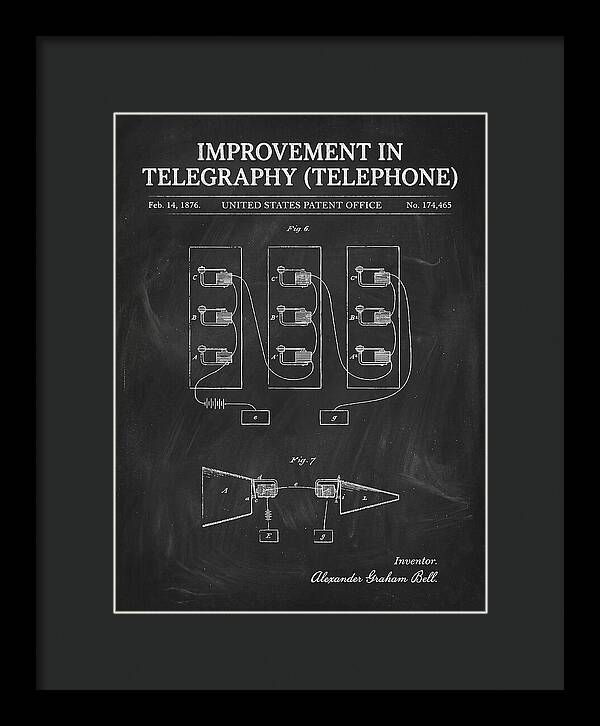 Telephone Bell Chalkboard Patent Us174465a