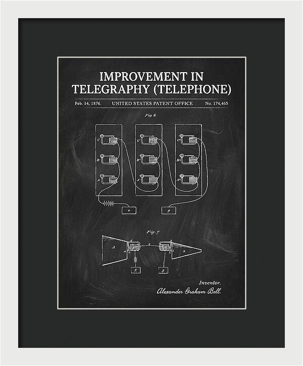 Telephone Bell Chalkboard Patent Us174465a